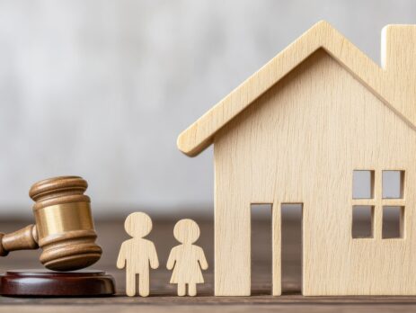 Wooden home cutout